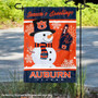 Auburn Holiday Winter Snowman Greetings Garden Flag
