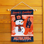 Auburn Holiday Winter Snowman Greetings Garden Flag