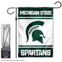 MSU Spartans Logo Garden Flag and Pole Stand