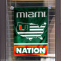 Miami Canes Garden Flag with USA Country Stars and Stripes