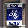 Rice Owls Garden Flag