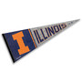 Illinois Fighting Illini Throwback Retro Vintage Pennant Flag