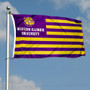 Western Illinois Leathernecks Stripes Flag