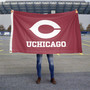 Chicago Maroons Wordmark Flag