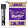 Loras Duhawks Garden Flag and Pole Stand Holder