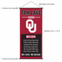 Oklahoma Sooners Fan Cave Man Cave Banner Scroll