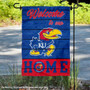 Kansas Jayhawks Welcome To Our Home Garden Flag