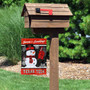 Texas Tech Holiday Winter Snowman Greetings Garden Flag