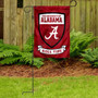 Alabama Crimson Tide Shield Garden Flag and Pole Stand