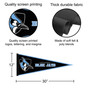 John Hopkins University Banner Pennant with Tack Wall Pads