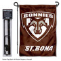 St. Bonaventure Bonnies Garden Flag and Pole Stand