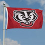 Wisconsin Badgers Nylon Embroidered Flag