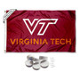 Virginia Tech Hokies Banner Flag with Tack Wall Pads