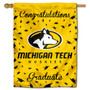 Michigan Tech Huskies Congratulations Graduate Flag