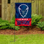 Howard Bison Logo Garden Flag and Pole Stand