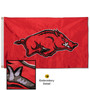 Arkansas Razorbacks Nylon Embroidered Flag