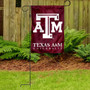 Texas A&M Aggies Logo Garden Flag and Pole