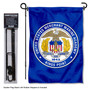 US Merchant Marine Mariners Garden Flag and Pole Stand