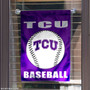 Texas Christian Horned Frogs Baseball Team Garden Flag