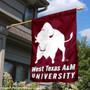 West Texas A&M Buffaloes Double Sided House Flag