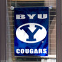 Brigham Young Cougars Wordmark Logo Garden Flag