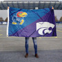 Kansas vs Kansas State House Divided 3x5 Flag