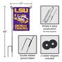 Louisiana State LSU Tigers Garden Flag and Stand