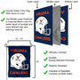 Virginia Cavaliers Helmet Yard Garden Flag