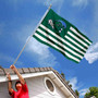 Tulane Green Wave Stripes Flag