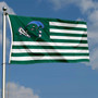 Tulane Green Wave Stripes Flag