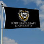 Fort Hays State Tigers Wordmark Flag