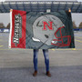 Nicholls State Colonels Football Helmet Flag