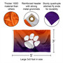Clemson Tigers Gradient Flag with Tack Wall Pads