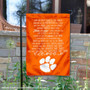 Clemson Tiger Rag Fight Song Garden Flag