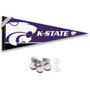 Kansas State University Banner Pennant with Tack Wall Pads
