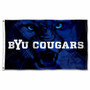 Brigham Young Cougars Cougar Eyes Flag