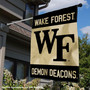 Wake Forest Demon Deacons Wordmark Double Sided House Flag