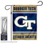 Georgia Tech Logo Garden Flag and Pole Stand