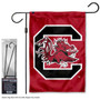 South Carolina Gamecocks Logo Garden Flag and Pole Stand