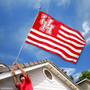 Houston Cougars Stripes Flag