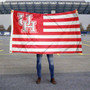 Houston Cougars Stripes Flag