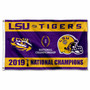 LSU Tigers 2019 2020 National Football Champions Flag