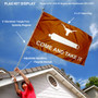 Texas Longhorns Come and Take It Flag Pole and Bracket Kit