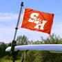 Sam Houston State Bearkats Boat and Mini Flag