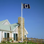 Georgetown Hoyas Throwback Vault Logo Flag