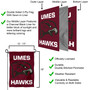 Maryland Eastern Shore Hawks Garden Flag