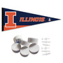 University of Illinois Banner Pennant with Tack Wall Pads