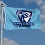 Upper Iowa Peacocks Wordmark Flag