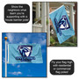 Upper Iowa Peacocks Wordmark Flag