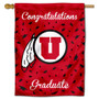 Utah Utes Congratulations Graduate Flag